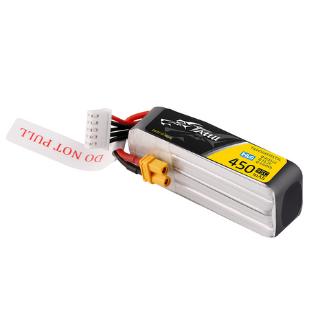 Tattu 450 mAh 4S 95C 15,2 V HV Lipo-Akku mit XT30-Stecker