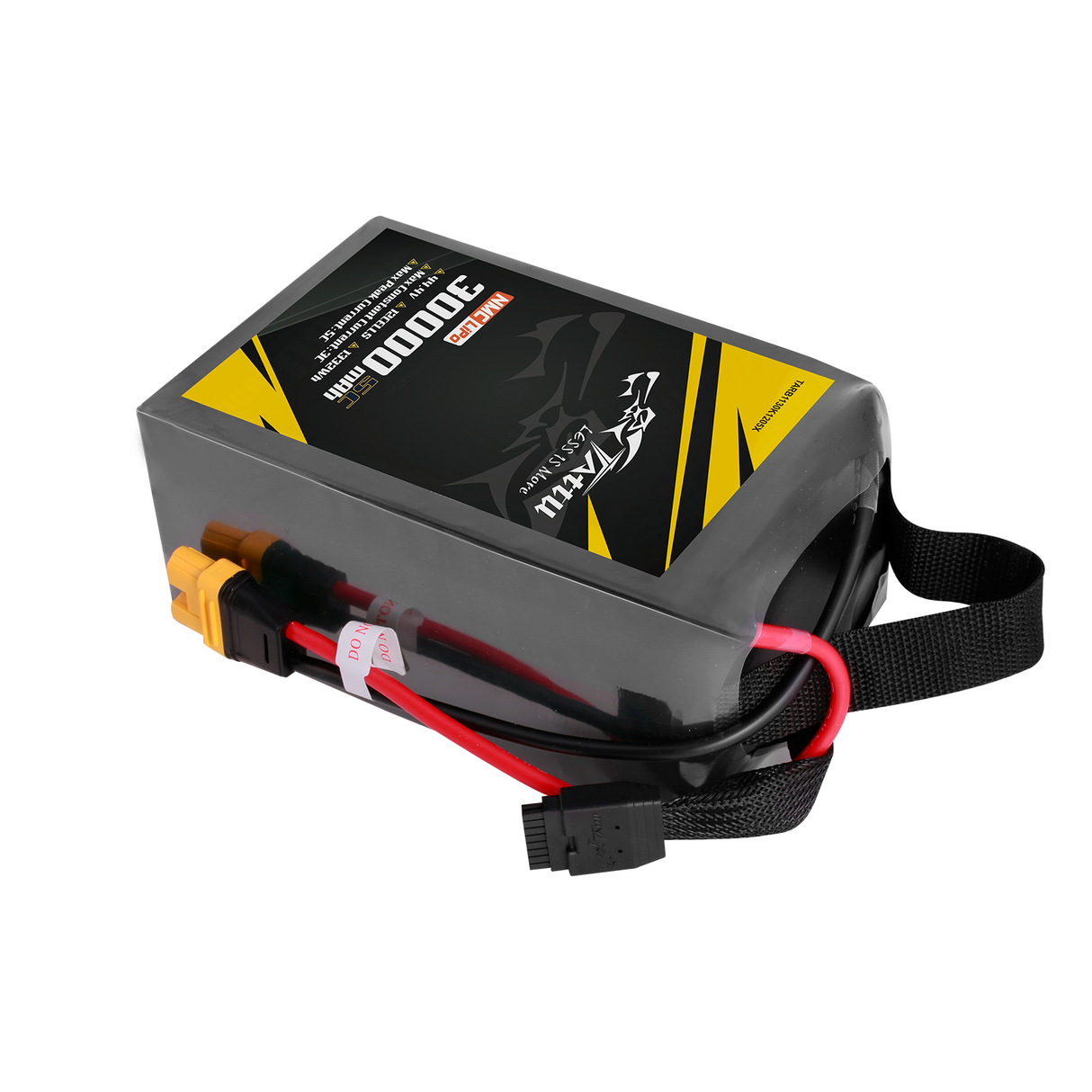 Tattu Semi-solid State 30000mAh 5C 44.4V 12S1P Lipo Battery Pack with AS150U Plug