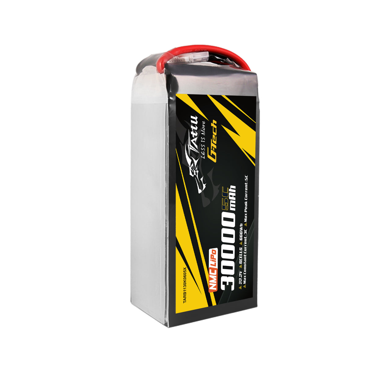 Tattu Semi-solid State 30000mAh 5C 22.2V 6S1P G-Tech Lipo Battery Pack with XT90-S Plug