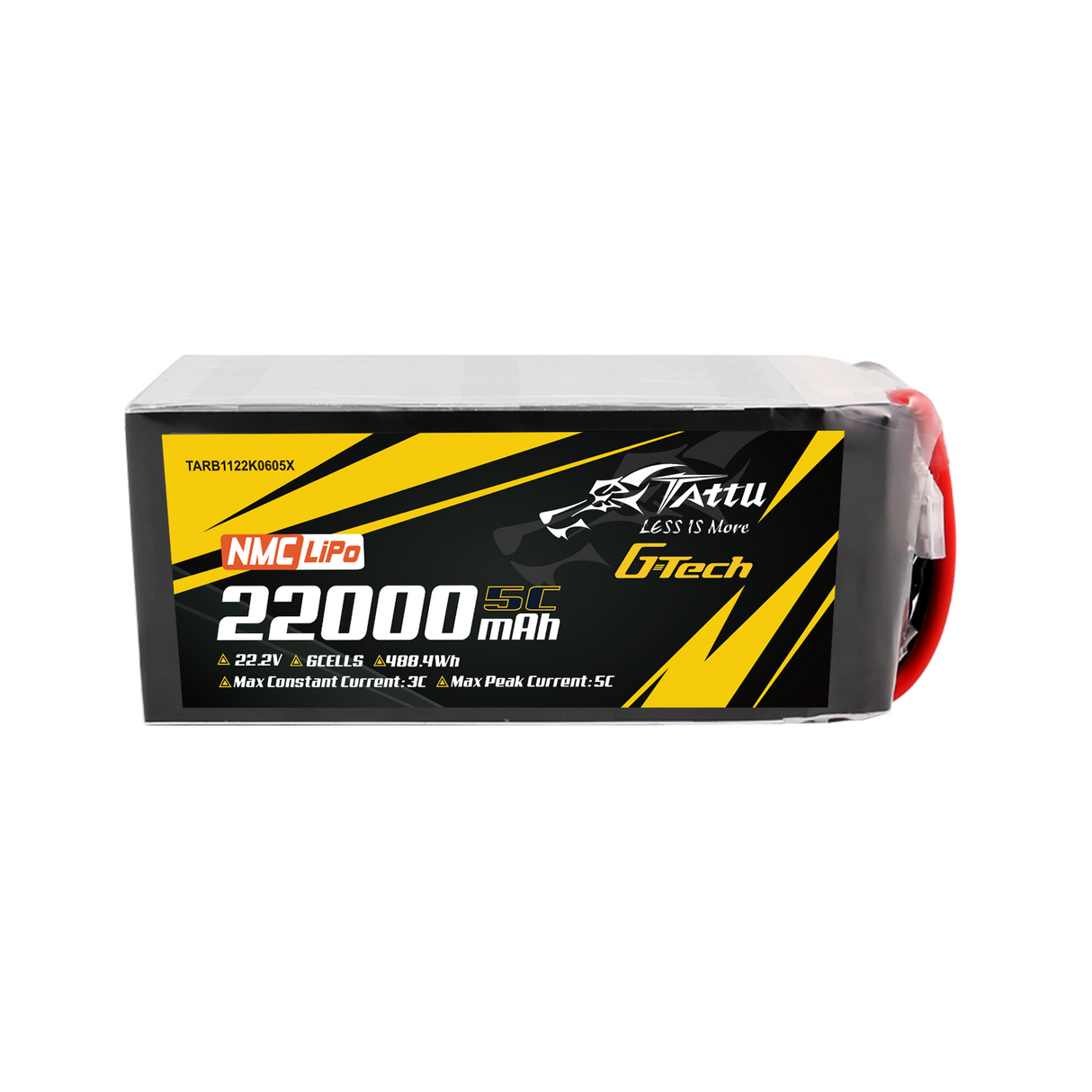 Tattu Semi-solid State 22000mAh 5C 22.2V 6S1P G-Tech Lipo Battery Pack with XT90S-F Plug