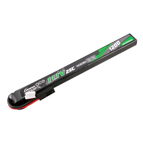 Gens ace 25C 1200mAh 3S1P 11.1V Airsoft Gun Lipo Battery with mini Tamiya Plug Long size