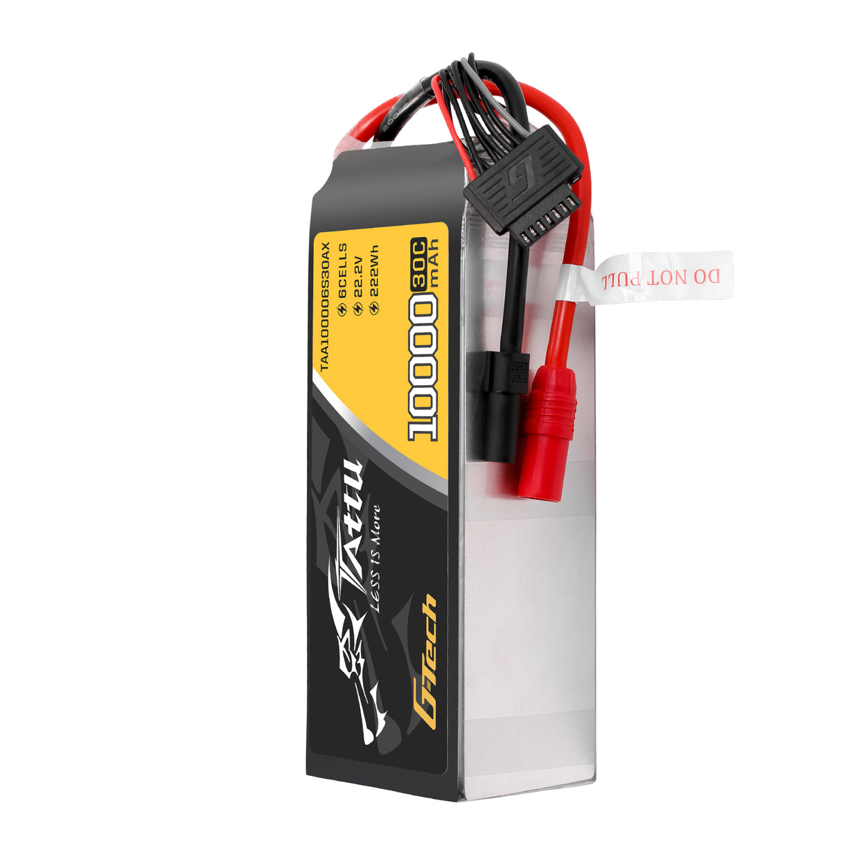 Tattu 10000mah 22.2V 30C 6S1P Lipo Battery Pack with AS150+XT150 Plug