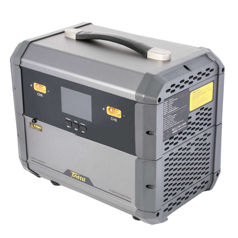 Tattu TA9000 PLUS Dual-Channel Smart Charger 120A/9000W for 12-24S Smart Battery