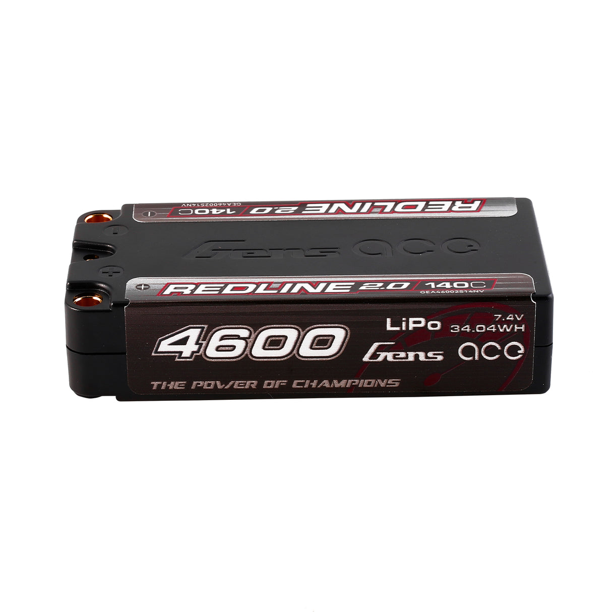 Gens ace Redline 2.0 4600mAh 2S 140C Shorty Lipo Battery