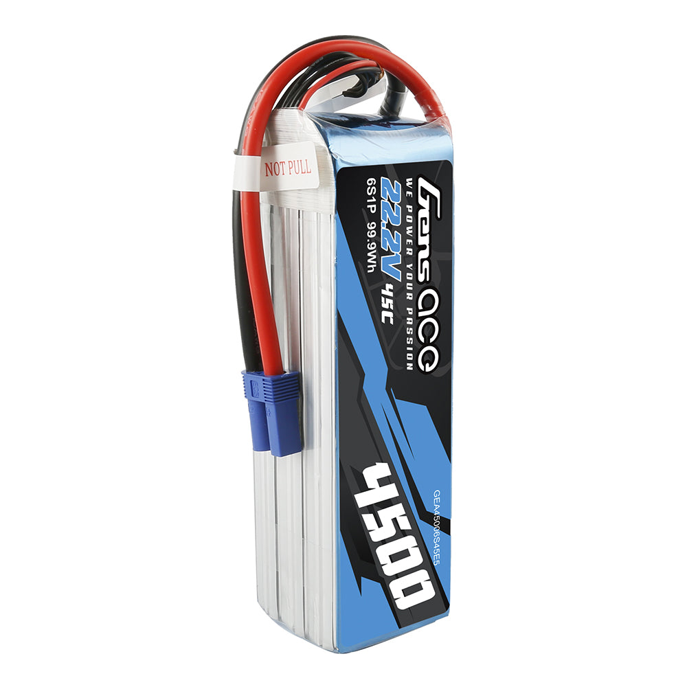 Gens ace 4500 mAh 22,2 V 45 C 6S1P Lipo-Akkupack für Goblin 500