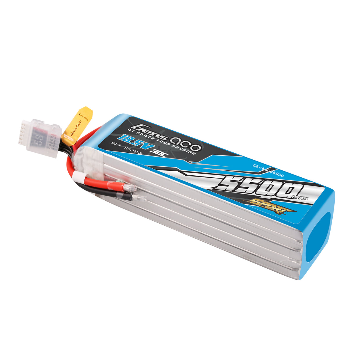 Gens Ace 5500mAh 5S 18.5V 30C Battery Pack ( F3A )