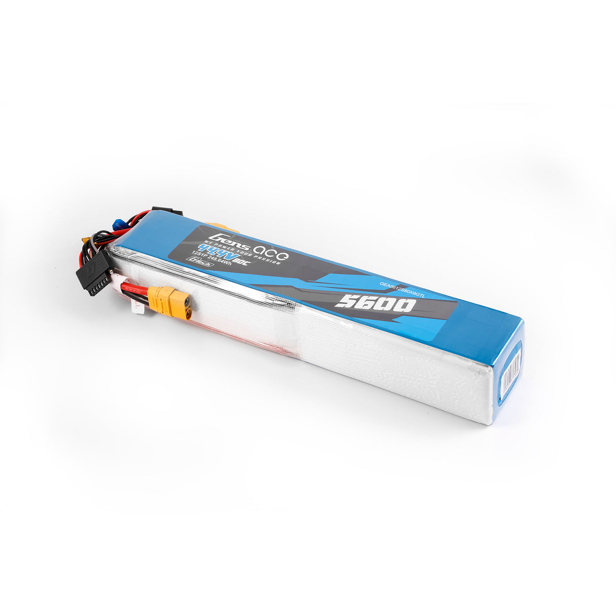 Gens Ace G-Tech 5600mAh 44.4V 80C 12S1P Battery Pack with XT90 plug