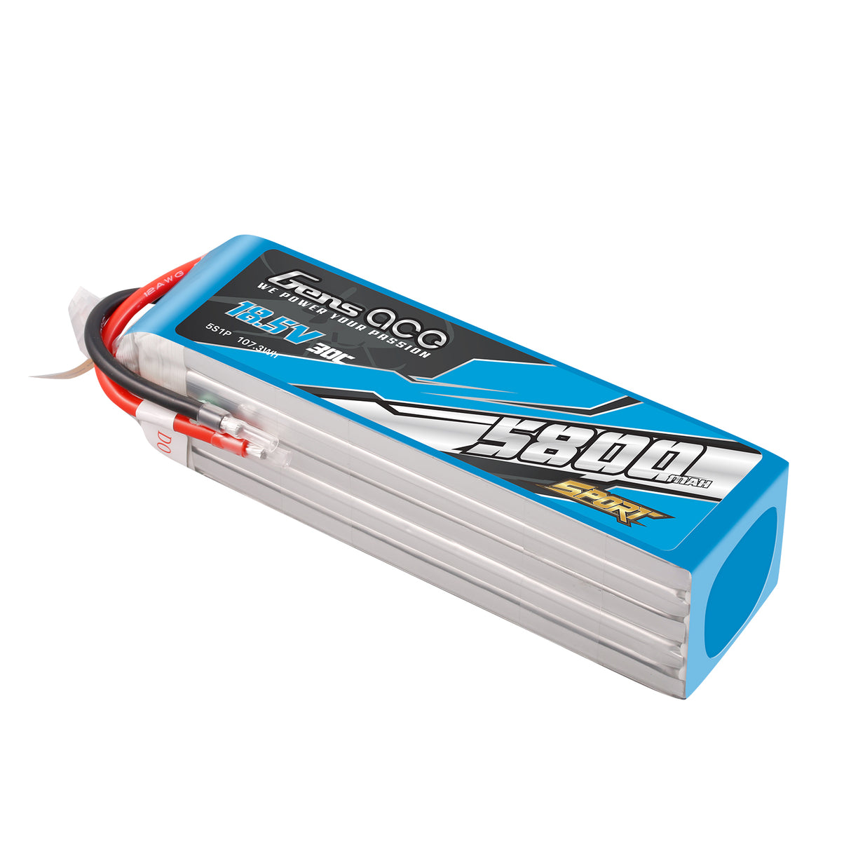 Gens Ace  5800mAh 5S 18.5V 30C Battery Pack ( F3A )