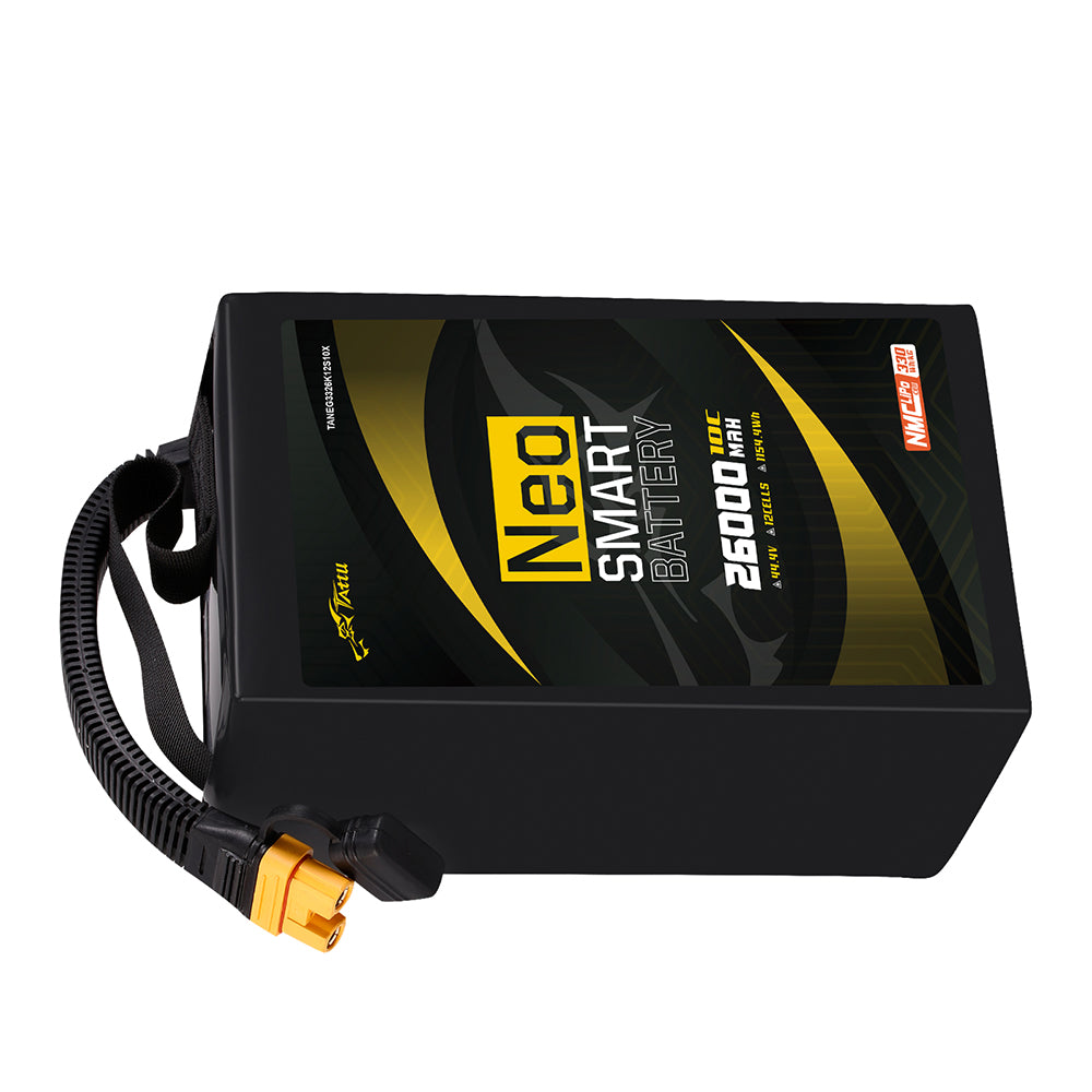 Tattu NEO Compact 26000mAh 44.4V 10C 12S1P Smart Battery with AS150U-F Plug