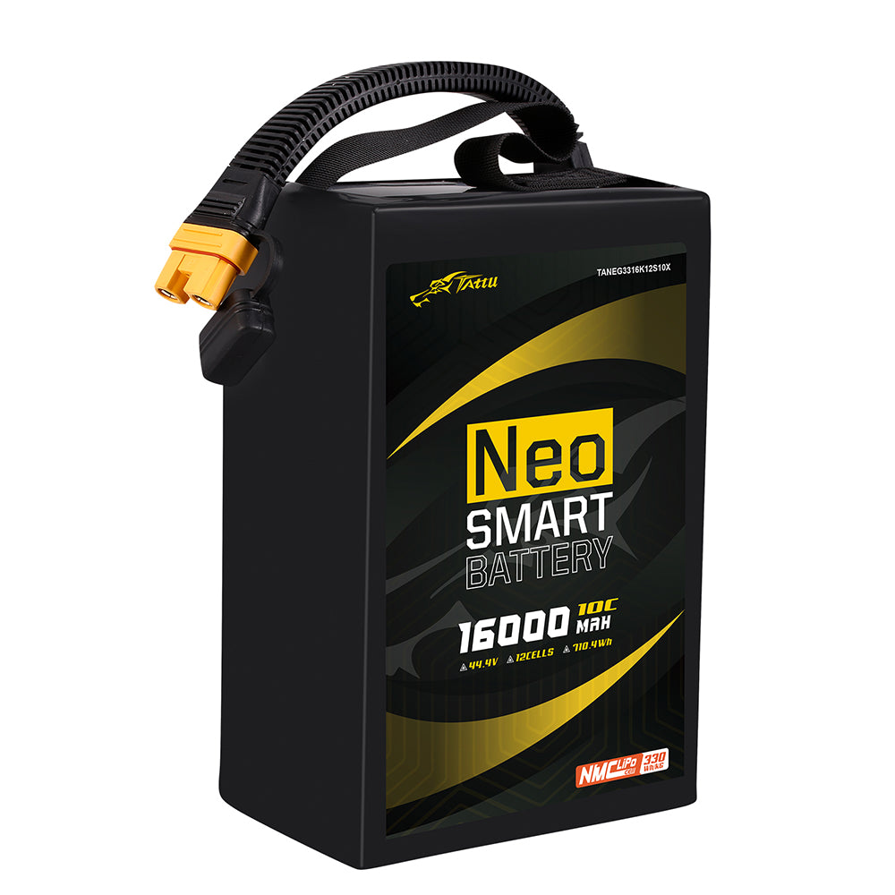 Tattu NEO Compact 16000mAh 44.4V 10C 12S1P Smart Akku mit AS150U-F Stecker