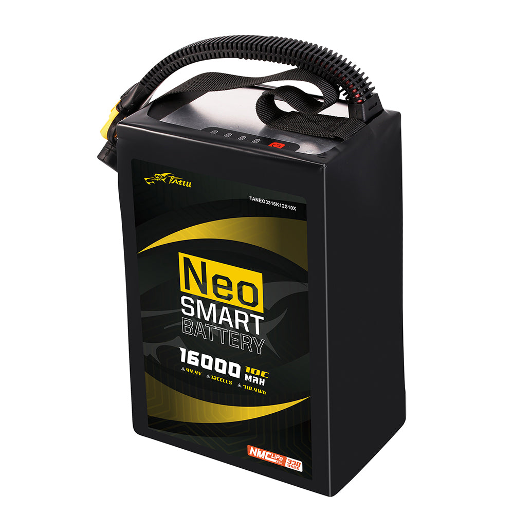 Tattu NEO Compact 16000mAh 44.4V 10C 12S1P Smart Akku mit AS150U-F Stecker