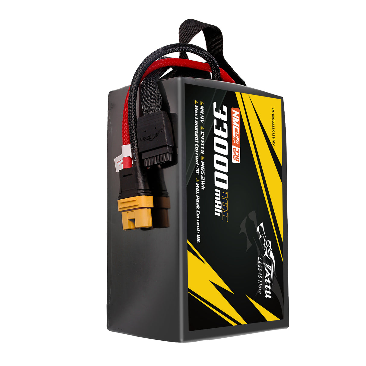 Tattu Semi-solid State 330Wh/kg 33000mAh 10C 44.4V 12S1P Lipo Battery Pack with AS150U-F plug