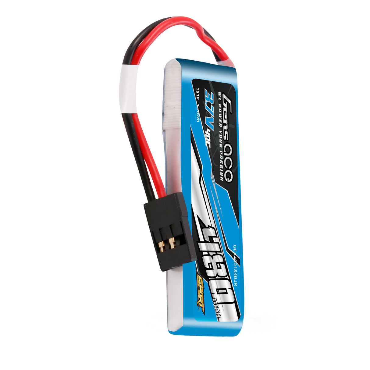 Gens ace 480mAh 1S 3.7V 40C Lipo Battery ( F3K )