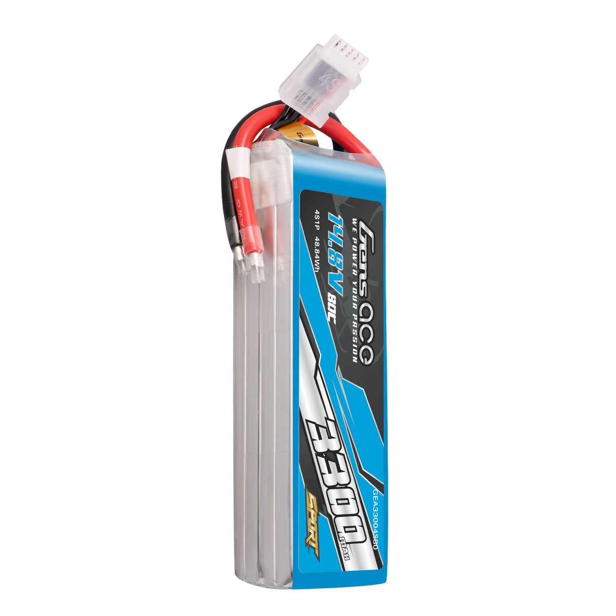 Gens ace 3300mAh 4S 14.8V 80C Lipo Battery Pack ( F5B )
