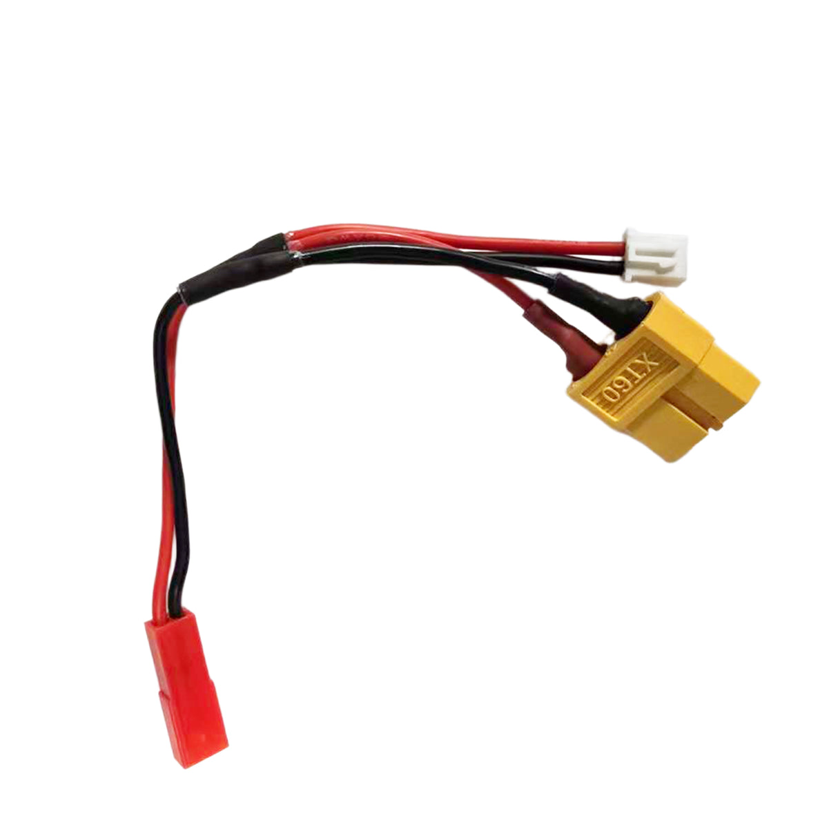 Gens ace XT60 female, JST-XHR-2P to JST-SYR-2P male adapter, 100mm