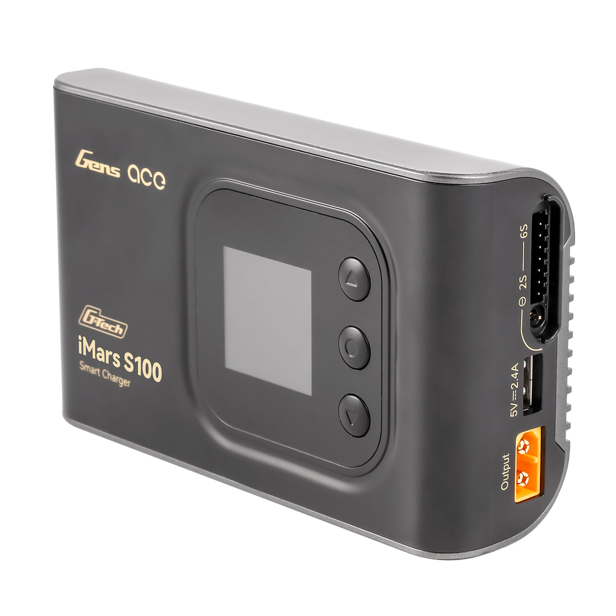 GensAce iMars S100 G-Tech AC Balance RC Akkuladegerät, Schwarz