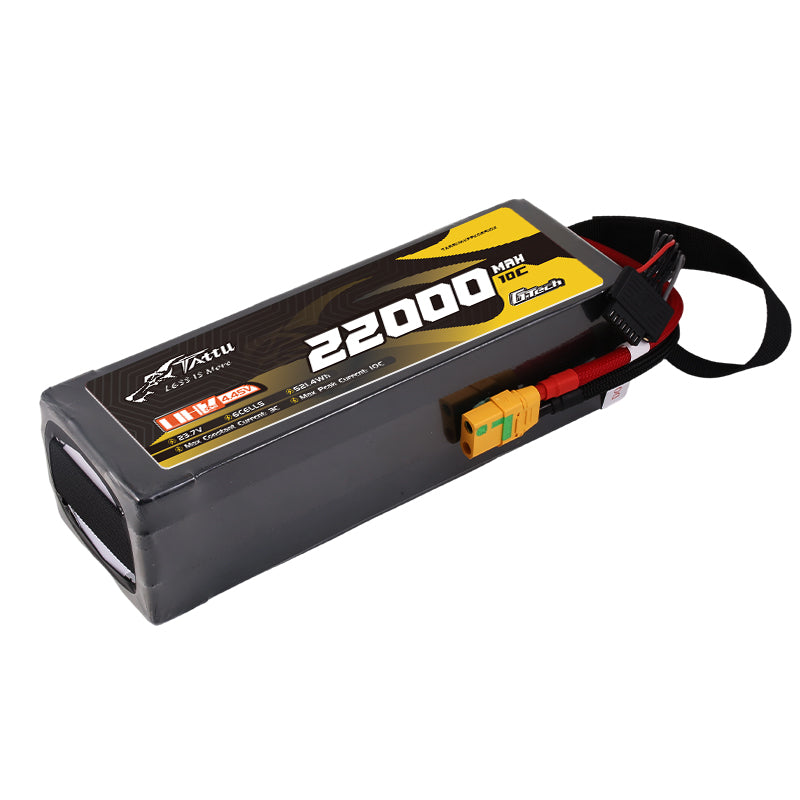 TATTU 22000mAh 6S 10C UHV 23.7V LiPo Battery with XT90S-F Connector