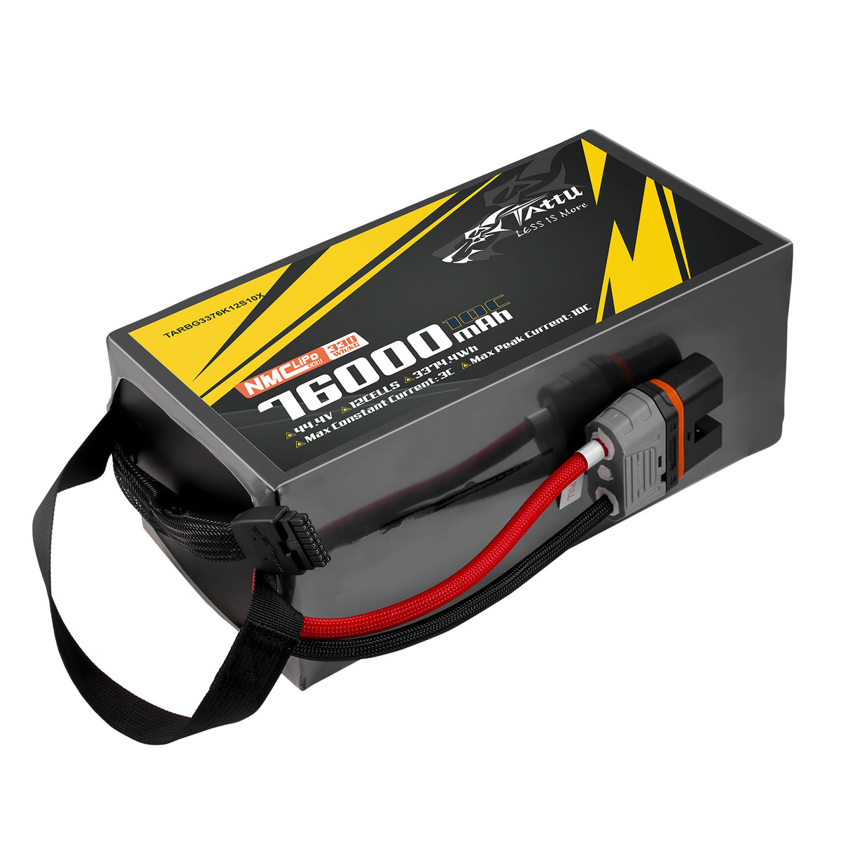 Tattu Semi-solid State 330Wh/kg 76000mAh 10C 44.4V 12S1P Lipo Battery Pack with QS12-S plug