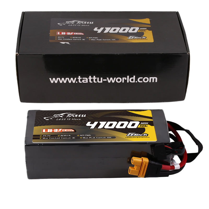 Tattu 41000mAh 6S 10C 23.7V UHV with XT90S-F Plug