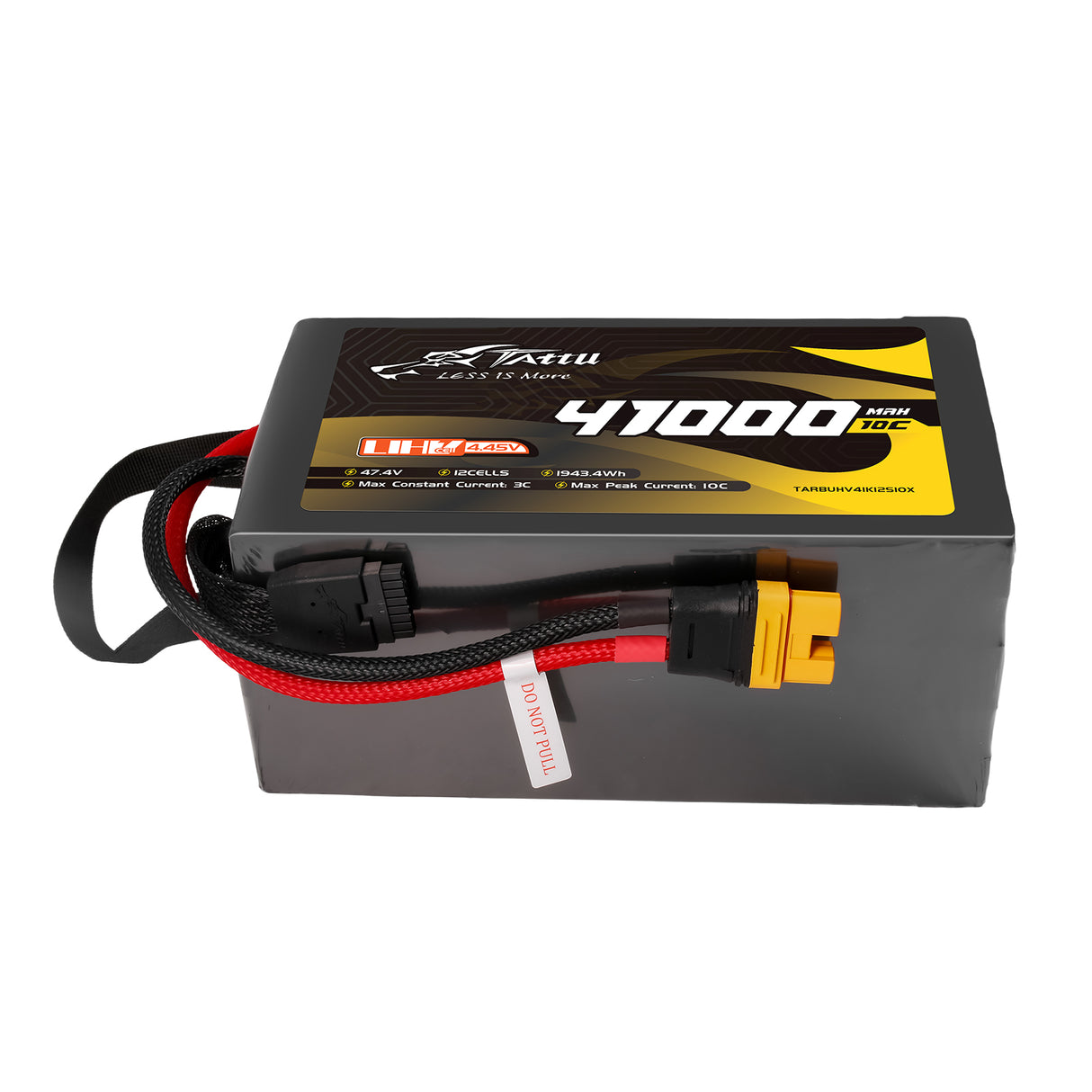 Tattu 41000mAh 12S 10C UHV 47.4V LiPo Battery with AS150U-F Connector