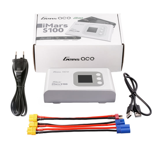 Gens ace iMars S100 G-tech Smart Charger | AC 100W | White