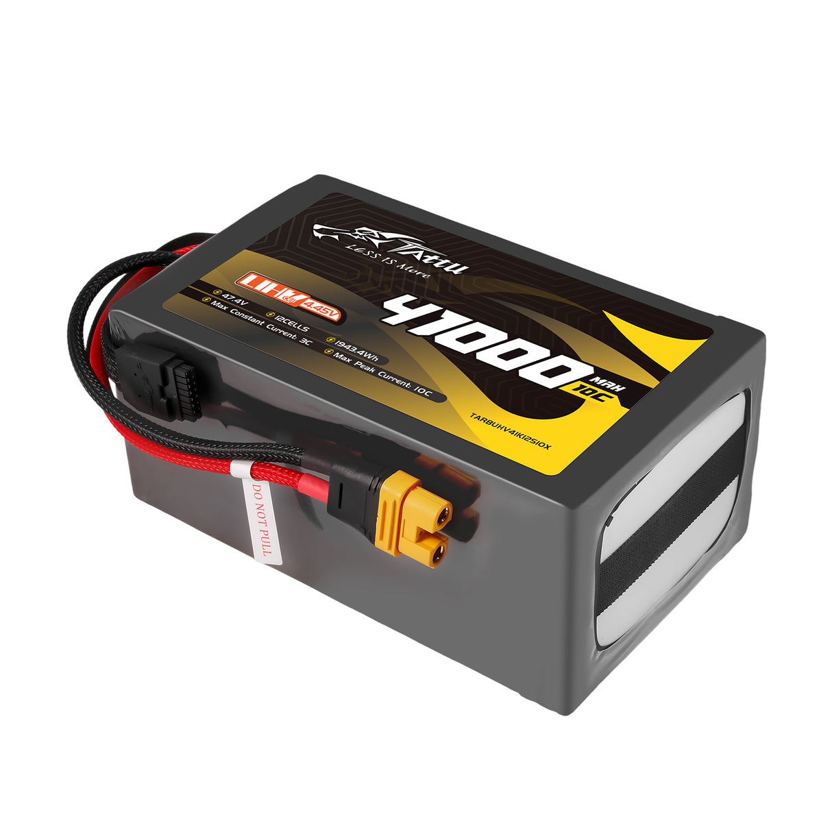 Tattu 41000mAh 12S 10C UHV 47.4V LiPo Battery with AS150U-F Connector
