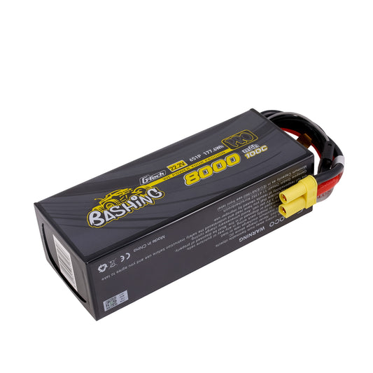 Gens ace G-Tech 8000mAh 22.2V 100C 6S1P Batterie Lipo avec EC5 - Série Bashing