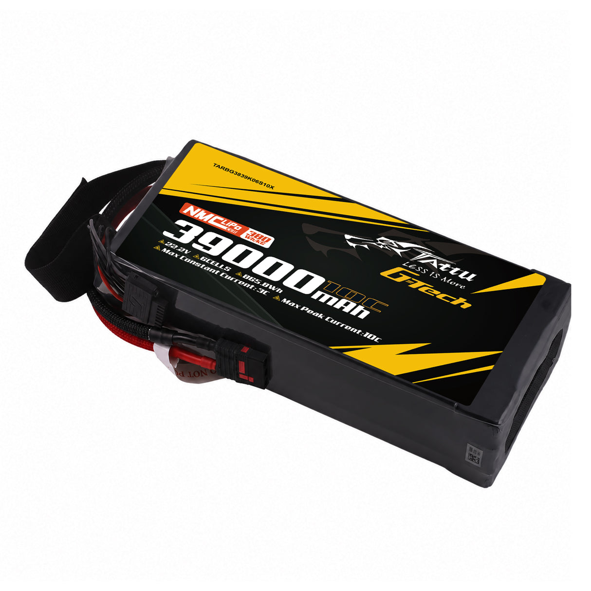 Tattu Semi-solid State 380Wh/kg 39000mAh 10C 22.2V 6S1P LiPo Battery Pack with QS8-S plug