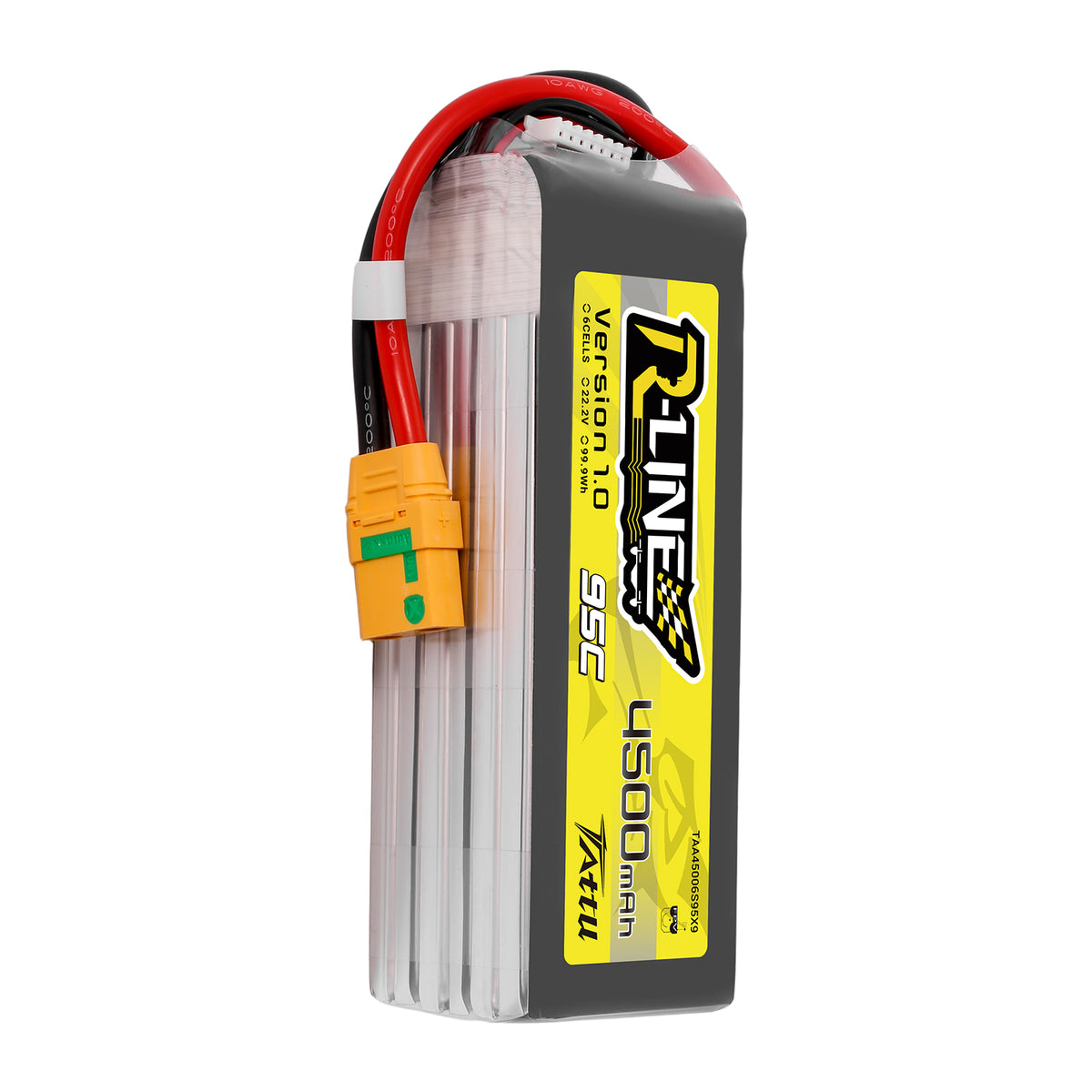 Tattu R-Line 22.2V 4500mah 6S 95C FPV Lipo Akku mit XT90S Stecker