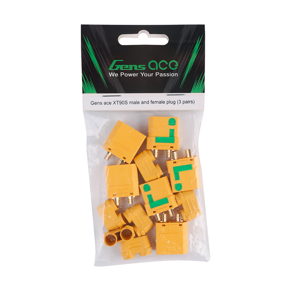 XT90S male & female plug (3 pairs)