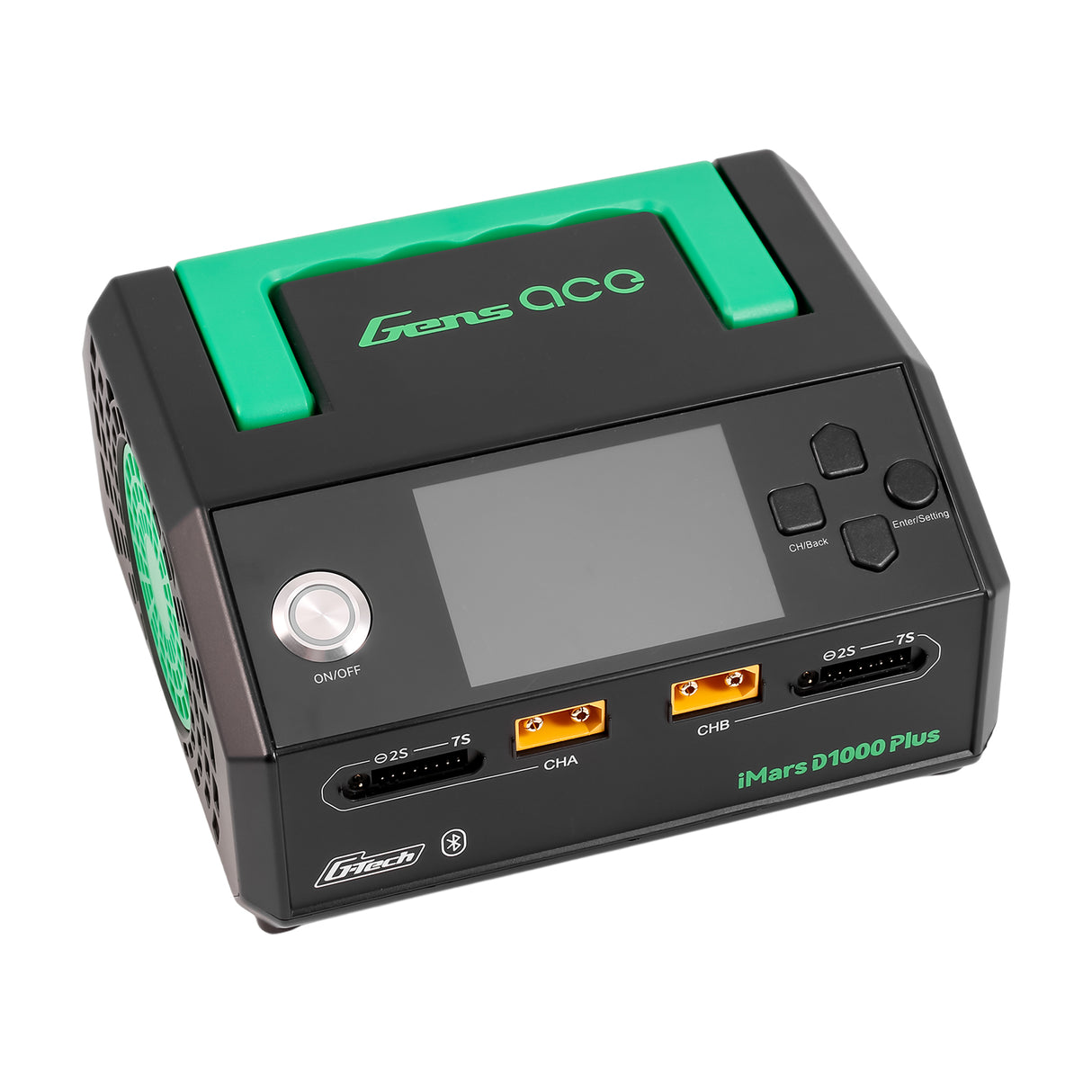 Gens ace iMars D1000 Plus Smart Charger | Dual Channel | AC 1000W | G-Tech