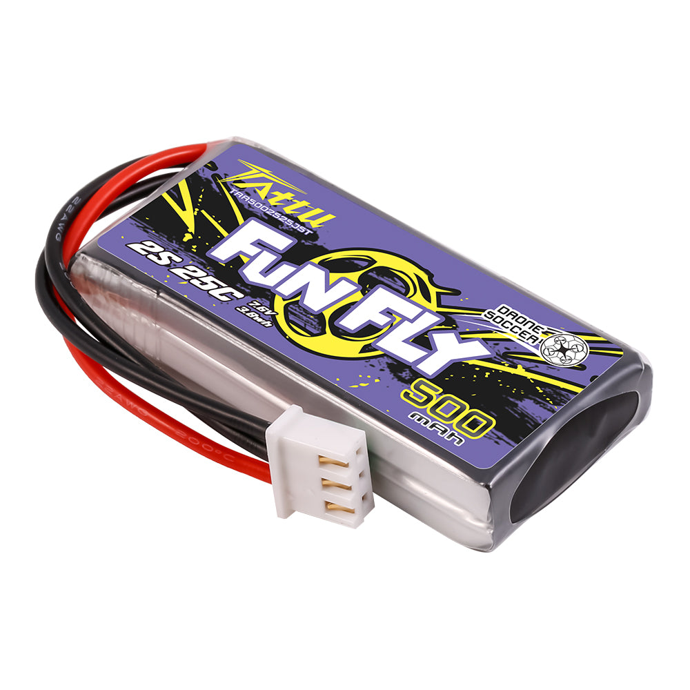 Tattu Funfly 500mAh 2S1P 7.4V 25C with JST Plug