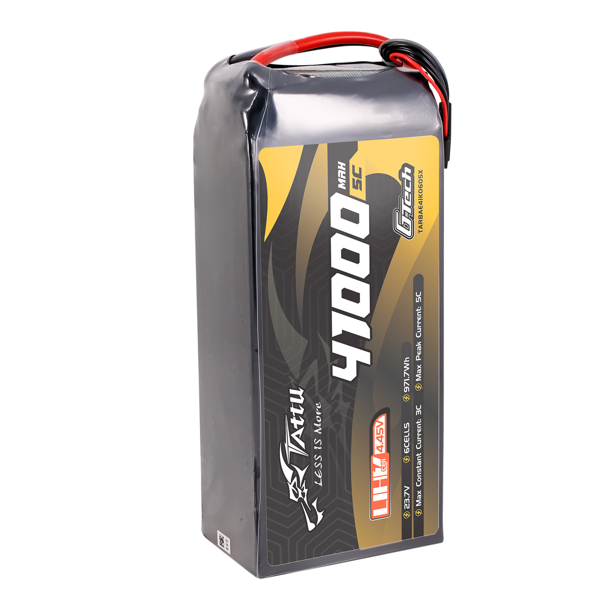 Tattu Ultra High Voltage 41000mAh 5C 23.7V 6S1P G-Tech Lipo Battery with XT90S-F Plug