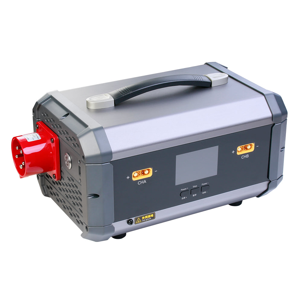 TATTU 7200W Dual Smart Charger 120A/9000W for 12S-14S Smart Battery (TA7200)