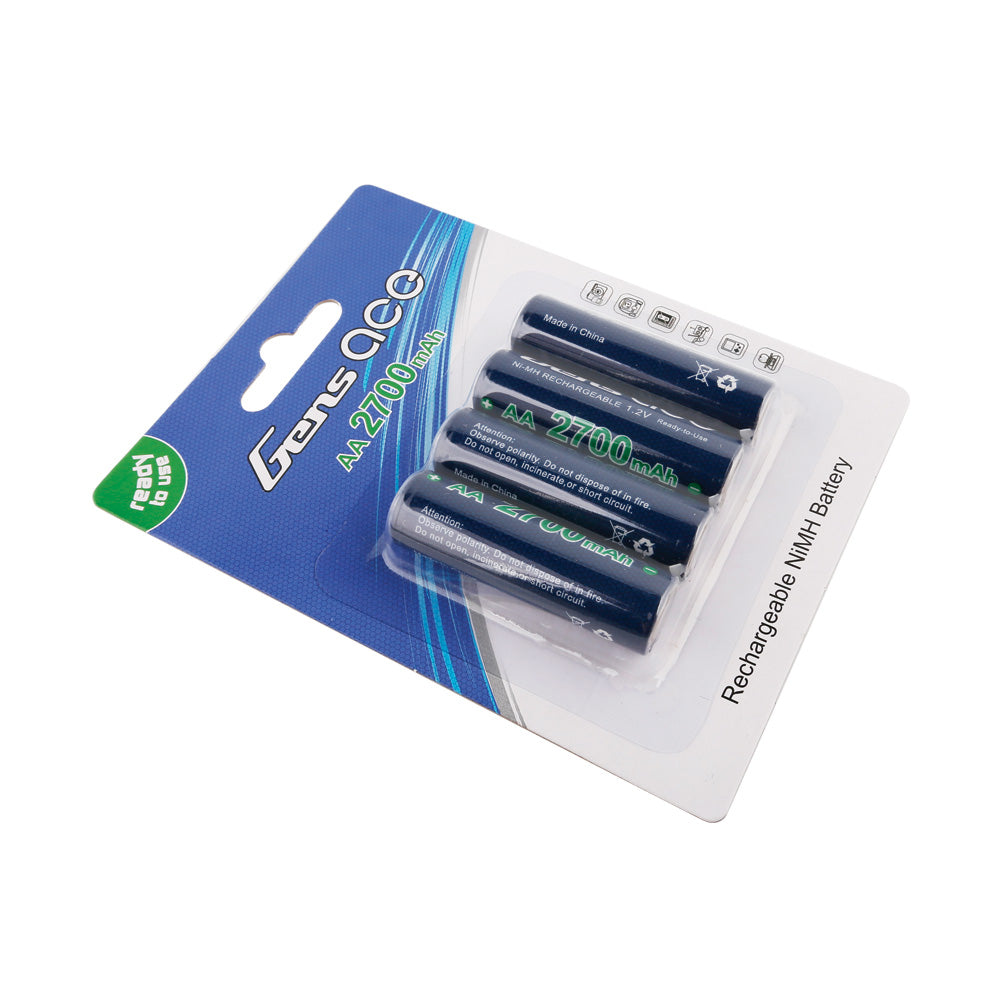 Gens Ace AA NIMH 2700mAh 1.2V Battery (4pcs)