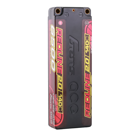 Gens ace Redline 2.0 Series 6500mAh 7.6V 140C 2S1P HardCase HV Lipo Battery Pack with Hardcase 57# for ifmar