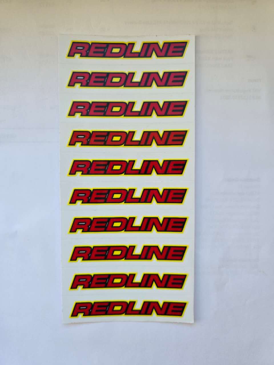 Redline Sticker