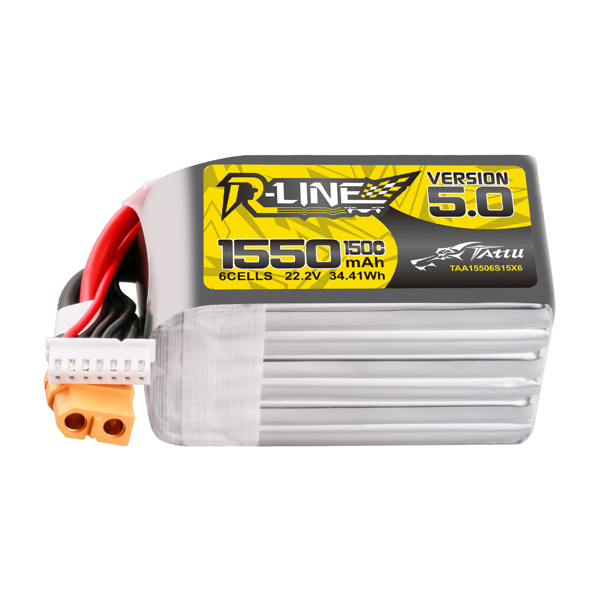Tattu R-Line Version 5.0 1550mAh 22.2V 150C 6S Lipo Battery