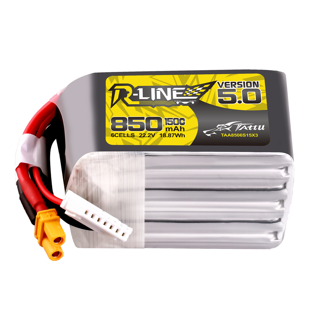 【2個セット】Tattu R-Line1.0 6S 95C 5100mAhリポ Tattu R-Line Version 5.0 850mAh 22.2V 6S 150C Lipo Battery Pack