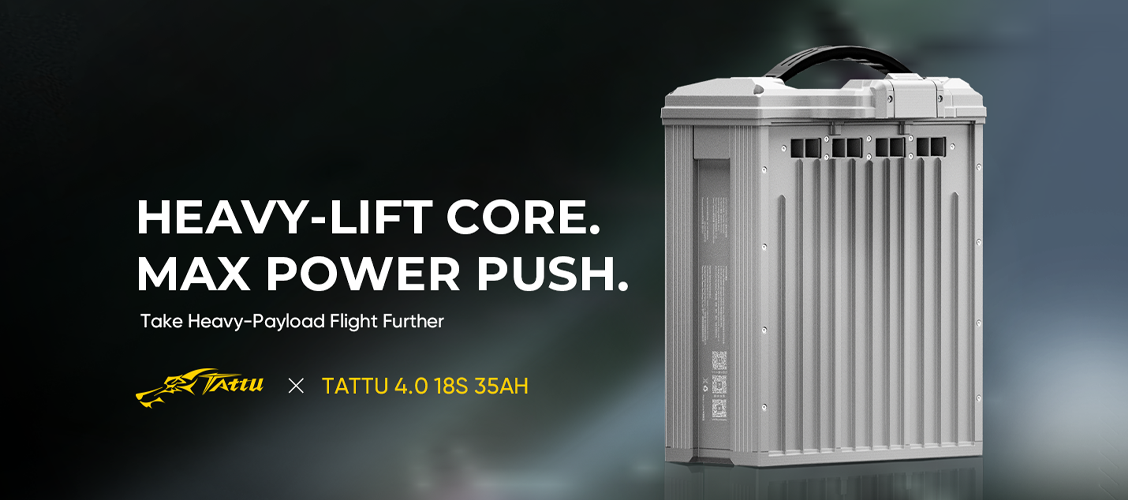 Tattu Unveils the 4.0 18S 35Ah Smart Battery: Redefining the Power Standard for 80kg-Class Heavy-Lift UAVs