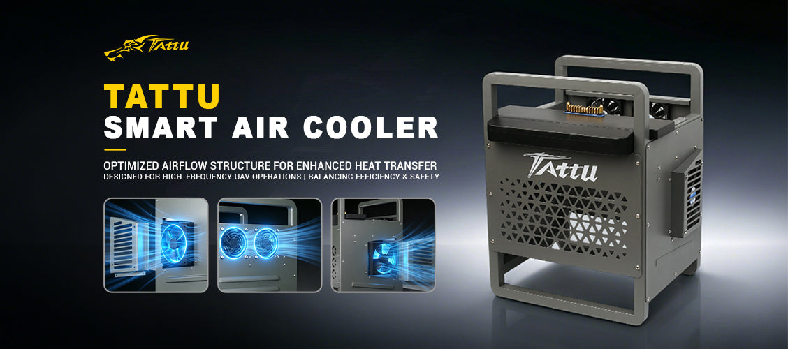 Tattu Smart Air Cooler | Stable Thermal Control for Industrial Charging