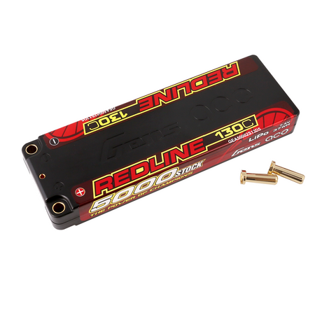 Gens ace Redline Serie 5000 mAh 7,4 V 130C 2S1P HardCase 56# HV Lipo-Akku