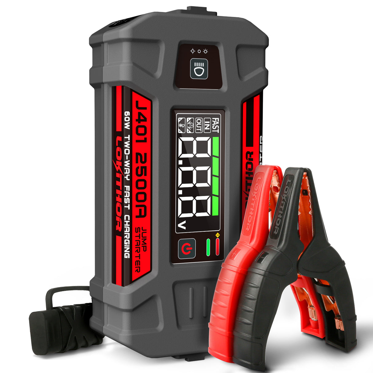 Lokithor J401 2500A 12V 74Wh Lithium Jump Starter