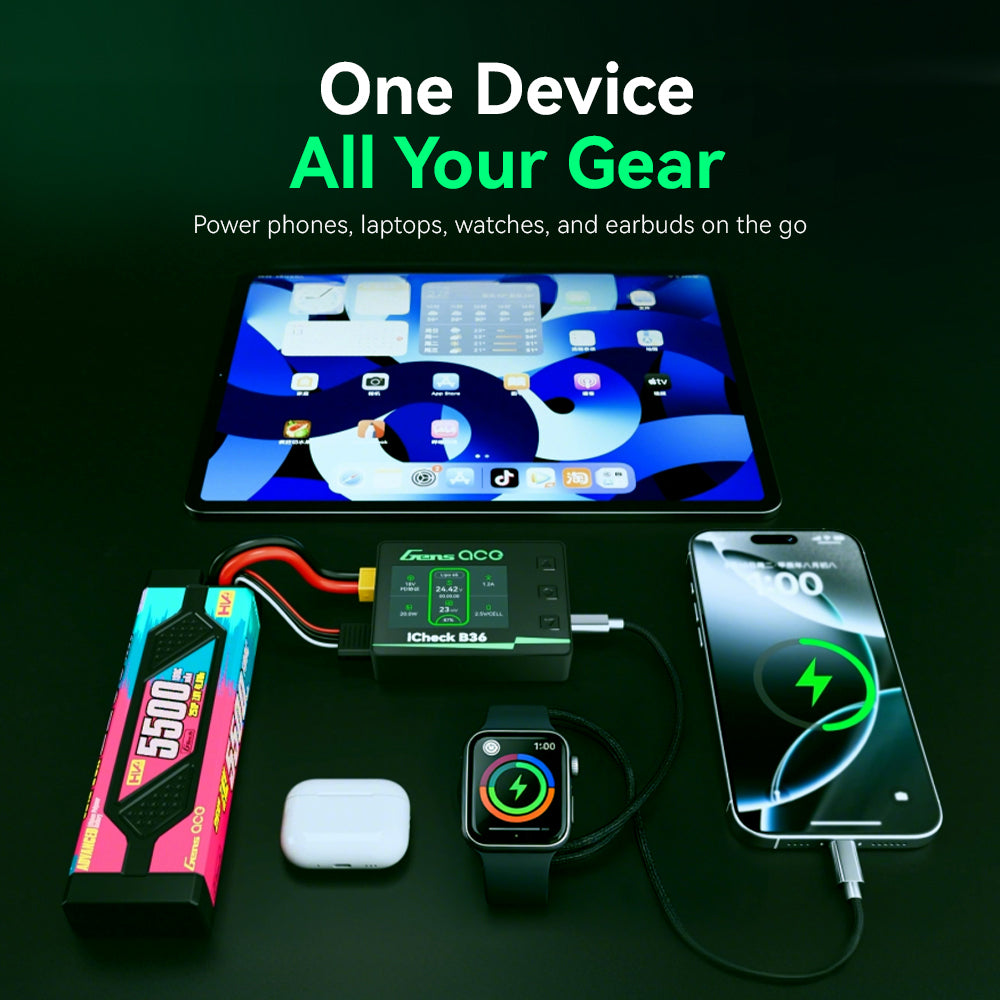 Gens ace iCheck B36 | Smart RC Battery Checker