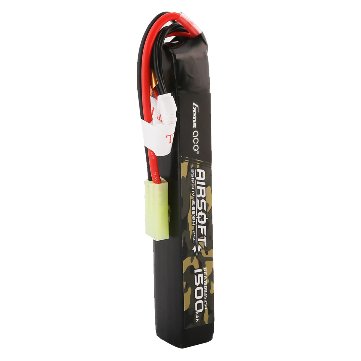 Gens ace 25C 1500 mAh 3S1P 11,1 V Airsoft Gun Lipo Akku mit Mini-Tamiya-Stecker