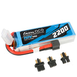 Gens ace 2200mAh 11,1V 45C 3S1P Lipo Akkupack mit EC3/XT60/T-Stecker