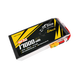 TATTU NMC Semi-solid 17000mAh 5C 22.2V 6S1P G-Tech Lipo Battery Pack with XT90S-F Plug