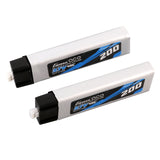 Gens ace 200mAh 3.7V 45C 1S1P Lipo Battery (2pcs)