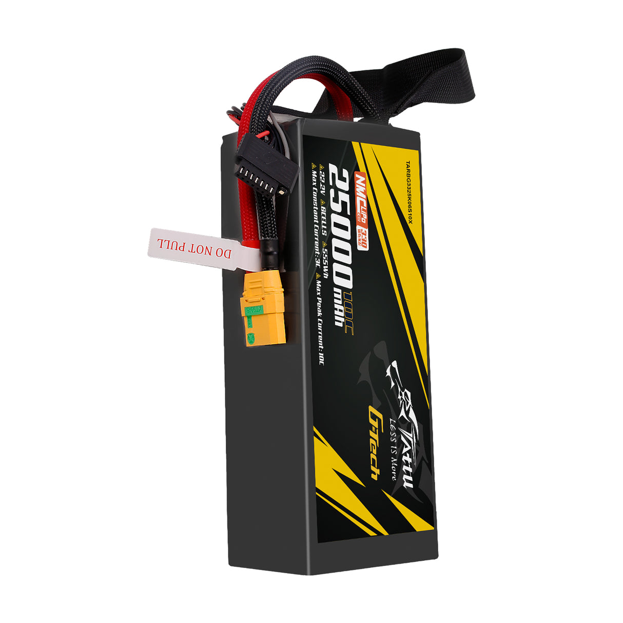 Tattu Semi-solid State 330Wh/kg 25000mAh 10C 22.2V 6S1P G-Tech Lipo Battery Pack with XT90-S plug