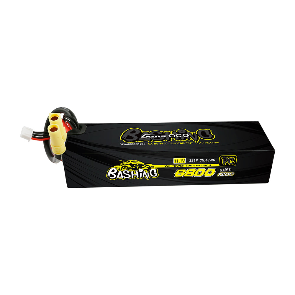 Gens ace 6800mAh 11.1V 120C 3S1P Lipo Battery Pack with EC5-Bashing Series